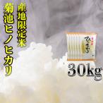 精白米 産地限定米 新米 30年産 九州 熊本県 菊池産 ヒノヒカリ 30kg (5kg×6個) ひのひかり 白米 城北 くまもとのお米