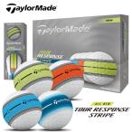 TaylorMade NEW Tour отклик полоса [ многоцветный ] 2025 мяч для гольфа [1 дюжина / 12 штук ] TaylorMade TOUR RESPONSE STRIPE neon цвет 