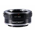 K&F Concept マウントアダプター C/Y-NEX コンタックスヤシカC/Yマウントレンズ- SONY (α NEX)