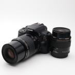 ショッピングEOS 中古 美品 Canon EOS X7 ダブルズームセット 一眼レフ カメラ キャノン 初心者 人気 新品SDカード8GB付