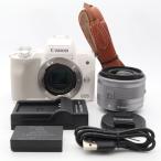 【2000以下】Canon EOS Kiss M レンズキット (15-45mm) ホワイト〔Canon EF-Mマウント〕
