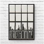 インテリアポスター アメリカン ニューヨーク 超高層ビル群 アートポスター A2サイズ an4