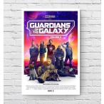 ga-ti абрикос ob Galaxy Vol3 фильм постер US версия чёрный рама имеется A3 размер mi2