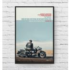  The * мотоцикл rider`s фильм постер US версия чёрный рама имеется A3 размер mi1