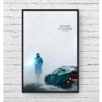  лезвие Runner 2049 фильм постер US версия чёрный рама имеется A3 размер mi1