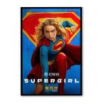  Supergirl фильм постер US версия чёрный рама имеется A3 размер mi2
