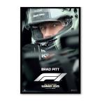 ef one F1 фильм постер Brad Pitt US версия чёрный рама имеется A3 размер mi3