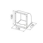  производитель прямая поставка klinap общий часть материал Sirocco вентилятор специальный L type канал ZZLD15< бесплатная доставка >