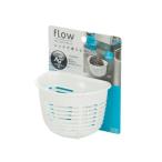 イノマタ化学 スポンジ ポケット 吸盤付 ホワイト 抗菌 プラスチック 日本製 キッチン シンク 小物入れ たわし