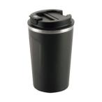 カクセー ココカフェ 蓋付き タンブラー 400ml 真空二重 チャコール 保温 保冷 Kakusee CC-40C