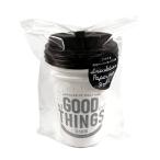 まるき 断熱 ペーパーカップ フタ付 270ml 3個入 カフェ柄 使い捨て 紙コップ HOT ホット