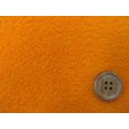 フリース 無地（オレンジ）　５０ｃｍ単位　アンチピリング加工