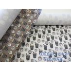  белый .. Cafe кофе * медведь рисунок tsu il ткань хлопок .... ламинирование матирующий 