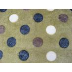 ナチュラルドットフリース　（グリーン）50cm単位