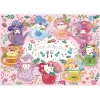 ショッピングパズル ・ジグソーパズル 600ピース サンリオキャラクターズ フラワーティーポット  (53×38cm) 　600-032(ビバリー)梱60cm(A999)