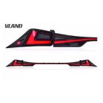 VLAND IS 30系前期中期用 LEDテールランプ 一文字 シーケンシャルウインカー 現行後期スタイル 流れるウィンカー