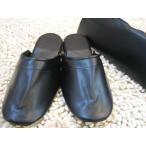  мужской мобильный тапочки потертость домашнее животное сделано в Японии винил кожа кожзаменитель чёрный мужской L*LL размер переносной пакет сумка есть тапочки 