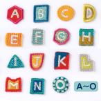 ワッペン アルファベット アイロン 刺繍 AIUEO アップリケ 小さい A〜O イニシャル お名前 ワンポイント ネーム aqin_aqing_1 (aqin_aqing_a_o)