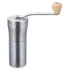 ステンレスコーヒーミル 【槌目】つちめ MI-031 セラミック刃 日本製 川崎株式会社