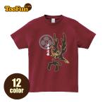 Tシャツ 半袖 本多忠勝 ほんだ ただかつ 徳川四天王 戦国武将 兜 甲冑 家紋 花押 豊富なカラー 厚手 綿100％