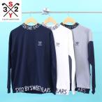 SY32 by SWEET YEARS Golf одежда мужской mok шея рубашка tops длинный рукав Logo ребра бренд модный осень-зима 