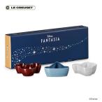 ショッピングルクルーゼ LE CREUSET ル・クルーゼ ファンタジア / ミニ・ディッシュ（3個入り）ホワイトラスター / シャンブレー / ガーネット 89303008239030 ルクルーゼ ディズニー