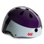 661 SIXSIXONE シックスシックスワン YOUTH DIRT LID パープル L/XLサイズ【ヘルメット】【BMX】【スノースクート】【キッズ】