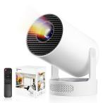 Philoent プロジェクター 家庭用 超小型 【2026アップグレード版Android TV14.0搭載＆388g史上最軽＆HiFi外部スピーカー】30000LM 1080P 4K対応 270