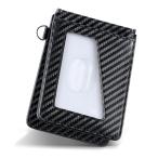 [MORFFEYIA] 定期入れ メンズ パスケース 両面 定期券 入れ 2つ折り バタフライ IC カードケース 大容量 薄型 収納 免許証 通勤