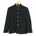  школьная форма . Ran 155A мужчина . Fuji яхта Nano Wave верхняя одежда шерсть . стандарт type школьная форма раунд цвет kasidos чёрный б/у разряд C a3 JJ5454