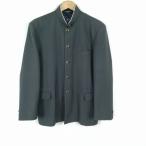  школьная форма . Ran 175A мужчина . Fuji яхта верхняя одежда шерсть . Kanagawa Исэ город . средняя школа школа указание форма раунд цвет серый б/у разряд C a3 JJ7032