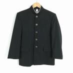  школьная форма . Ran 160A мужчина . верхняя одежда круг мытье возможно шерсть . раунд цвет kasidos чёрный б/у разряд C a3 JJ7095