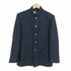  школьная форма . Ran 170A мужчина . Fuji яхта верхняя одежда круг мытье возможно шерсть . школа указание форма . воротник темно-синий б/у разряд C a3 JJ7109