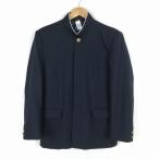  школьная форма . Ran 175A мужчина . Fuji яхта верхняя одежда шерсть . школа указание форма раунд цвет темно-синий б/у разряд B a3 JJ7139
