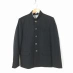 школьная форма . Ran 170A мужчина . Fuji яхта верхняя одежда круг мытье возможно шерсть . стандарт type школьная форма раунд цвет kasidos чёрный б/у разряд B a3 JJ7168