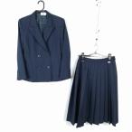  блейзер юбка верх и низ 2 позиций комплект зима предмет женщина школьная форма средний . средняя школа темно-синий форма б/у разряд C NA2253