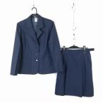  блейзер юбка верх и низ 2 позиций комплект большой размер очень большой зима предмет женщина школьная форма средний . средняя школа темно-синий форма б/у разряд C NA7328