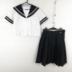  матроска юбка верх и низ 2 позиций комплект большой размер лето предмет белый 2 шт линия женщина школьная форма средний . средняя школа белый форма б/у разряд C NA7563