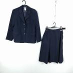  блейзер юбка верх и низ 2 позиций комплект большой размер зима предмет женщина школьная форма средний . средняя школа темно-синий форма б/у разряд C NA8034