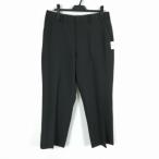  студент брюки лето предмет W84 стандарт type школьная форма мужчина .. Ran лето брюки no- tuck б/у чёрный разряд B a2 PP4783