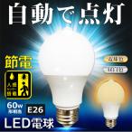 ショッピングled電球 人感センサー LED電球 E26 長寿命 60形相当 広配光 自動点灯 LED 電球色 昼白色 LED照明 省エネ 節電 LEDライト トイレ 送料無料/定形外 TS◇ センサー電球I