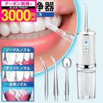 【クーポンで1990円】口内洗浄機 本体＋3種ノズル付属 洗浄 歯垢 歯間 電動 歯ブラシ USB充電式 口内洗浄器 舌クリーナー 送料無料- 60N◇ オーラルブラスト