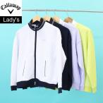 Callaway キャロウェイアパレル ゴルフウェア レディースフルジップアップジャケット 花柄ジャガード ニットスウェット トップス