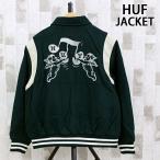 ショッピングスタジャン HUF ハフ ソングバーシティジャケット SONG VARSITY JACKET スタジャン 刺繍 キルティング アウター ブルゾン メンズ ストリート スケート ブランド JK00439