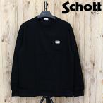 Schott ショット WORK LABEL POCKET ロングTシャツ トップス 綿100% コットン ポケットTシャツ ロンT 長袖T 782-5930004 メンズ 人気 ブランド 春 夏