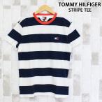 TOMMY HILFIGER トミー ヒルフィガー TJM ボールドボーダーリンガーネックTシャツ TJM REG BOLD STRIPE TEE 半袖Tシャツ トップス DM0DM20766 メンズ ブランド