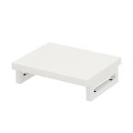 ( производство на заказ товар ) Sanwa Supply e монитор шт. ( угол ножек * белый настольный )W400×D300 (EMR-LCK4030W) * клиент сборка товар 