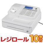 レジスター カシオ SR-S200-EX ホワイト(インボイス対応モデル) レジロール10巻付 Bluetooth対応 casio