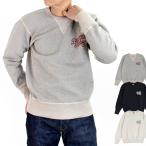 ショッピングデラックス デラックスウエア DELUXEWARE トレーナー DELUXEWARE 長袖プリントトレーナー スウェットシャツ セットンスリーブ BRGS-101