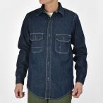  freewheelers FREEWHEELERS рубашка Birner MECHANIC SHIRT длинный рукав Denim рубашка Vintage Style 8.5oz Indigo Denim 2623002